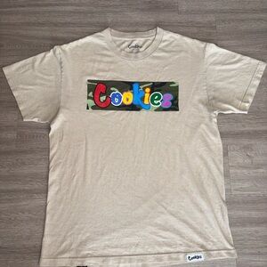 Cookies SF Beige Camo Graphic T-Shirt